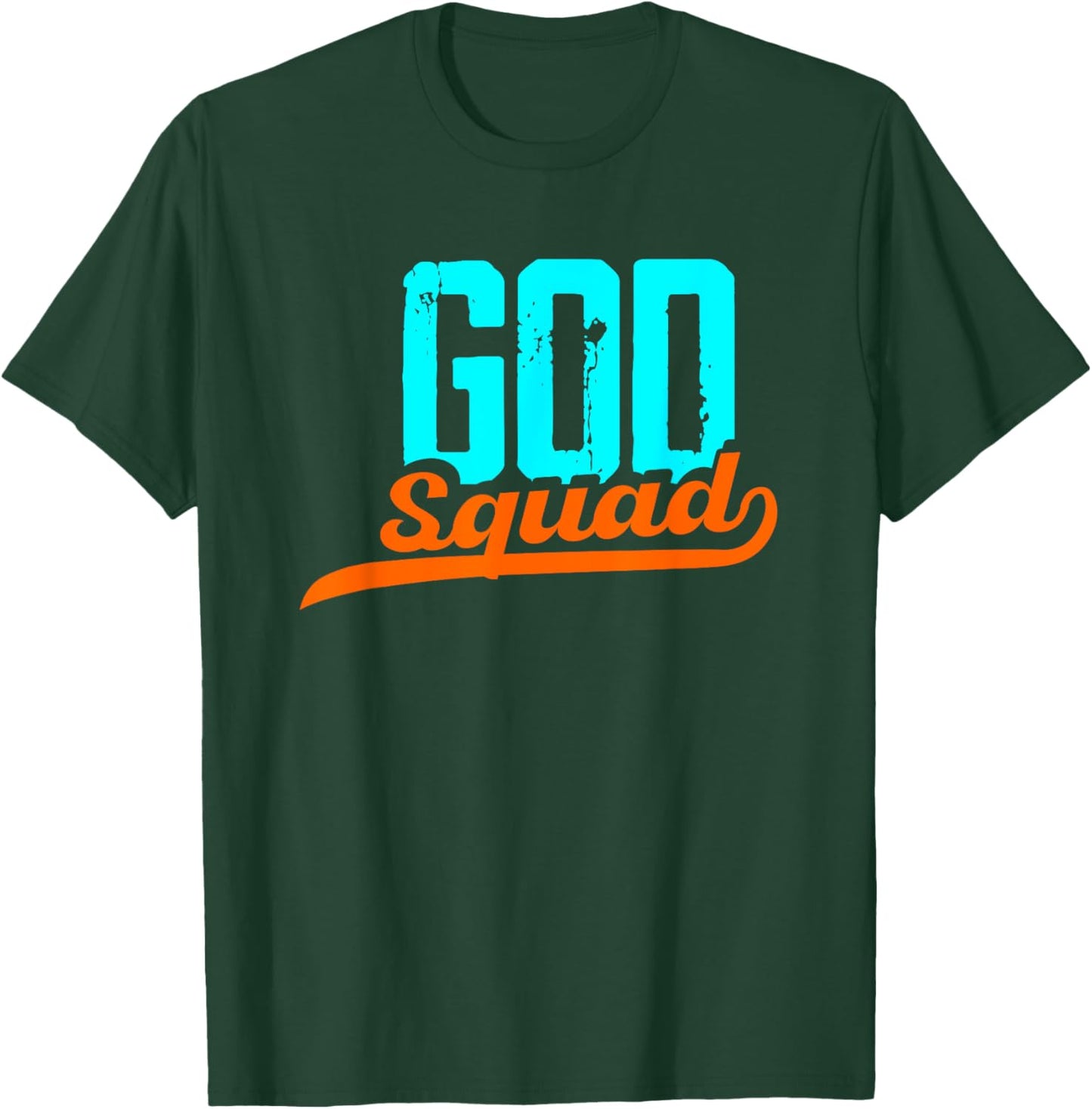 God Squad | Religion Jesus Pray | Church Faith Believer T-Shirt - T-Shirt | Forest