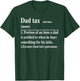 Funny Dad Tax Definition Daddy Father's Day T-Shirt - T-Shirt | Forest