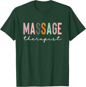 Massage Therapist Massage Therapy - -Adults, Black, Small, Short Sleeve, , Classic Fit, Imported T-Shirt - T-Shirt | Forest