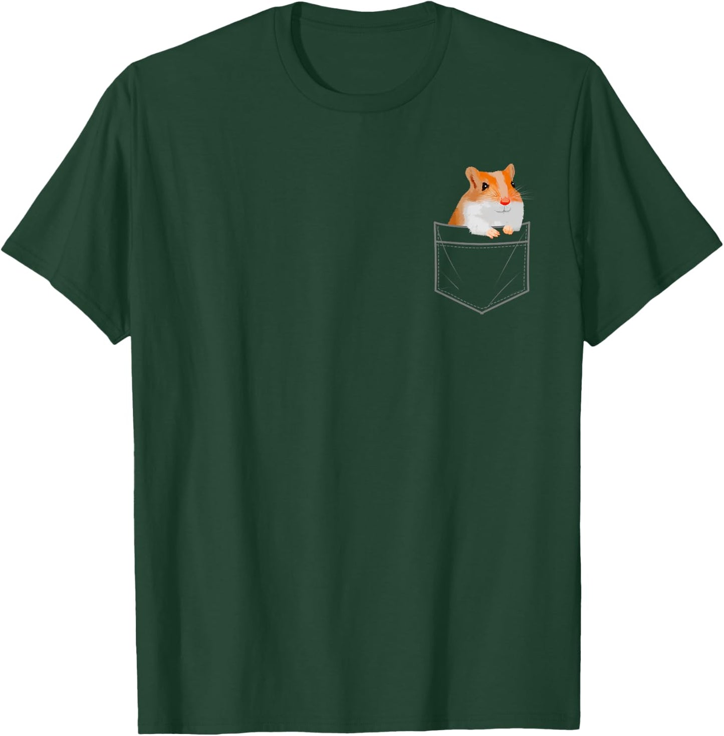 Funny Hamster Design Women Boys Girls Hamster Lovers T-Shirt - T-Shirt | Forest