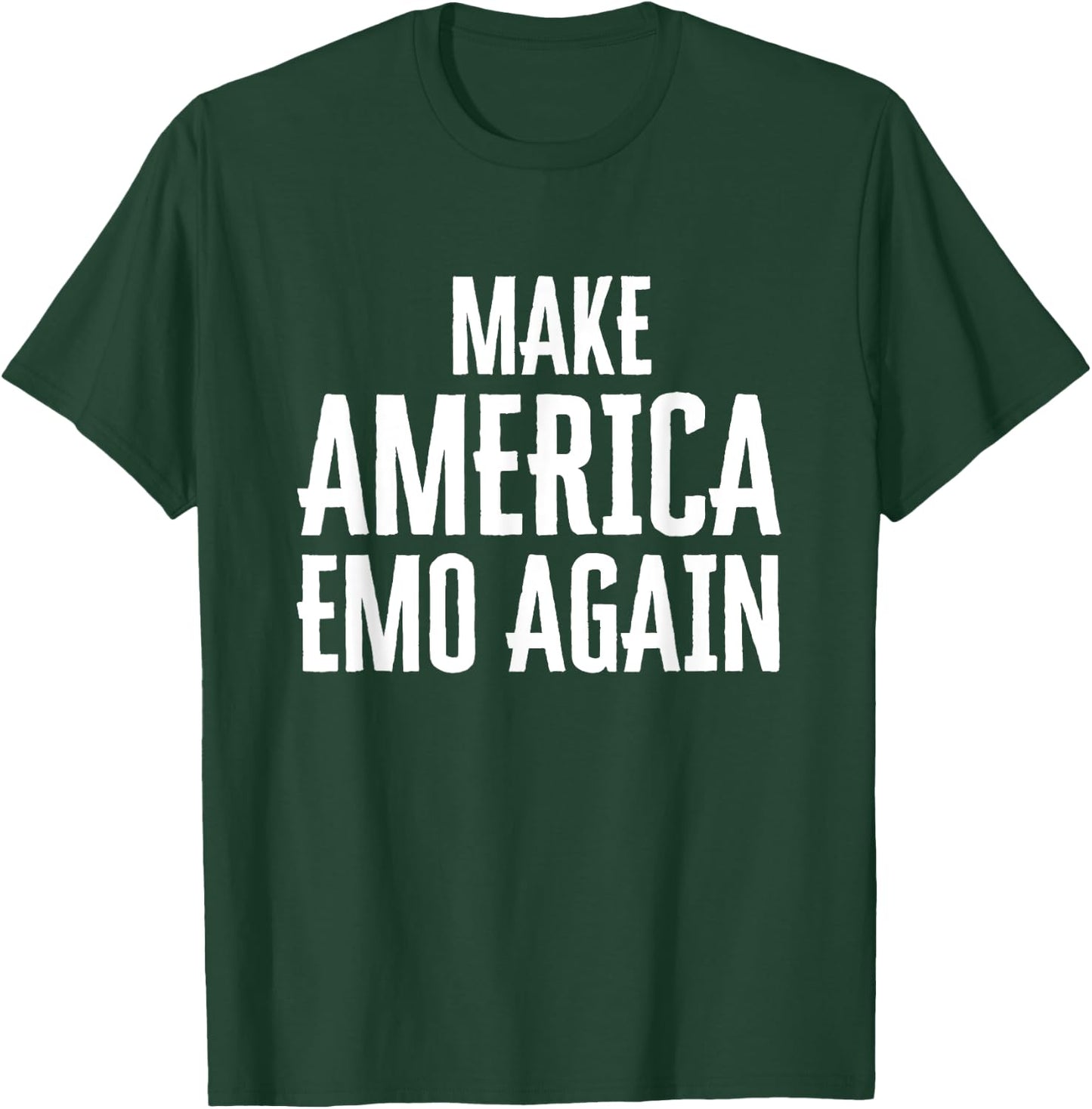Make America Emo Again Funny Goth T-Shirt - T-Shirt | Forest