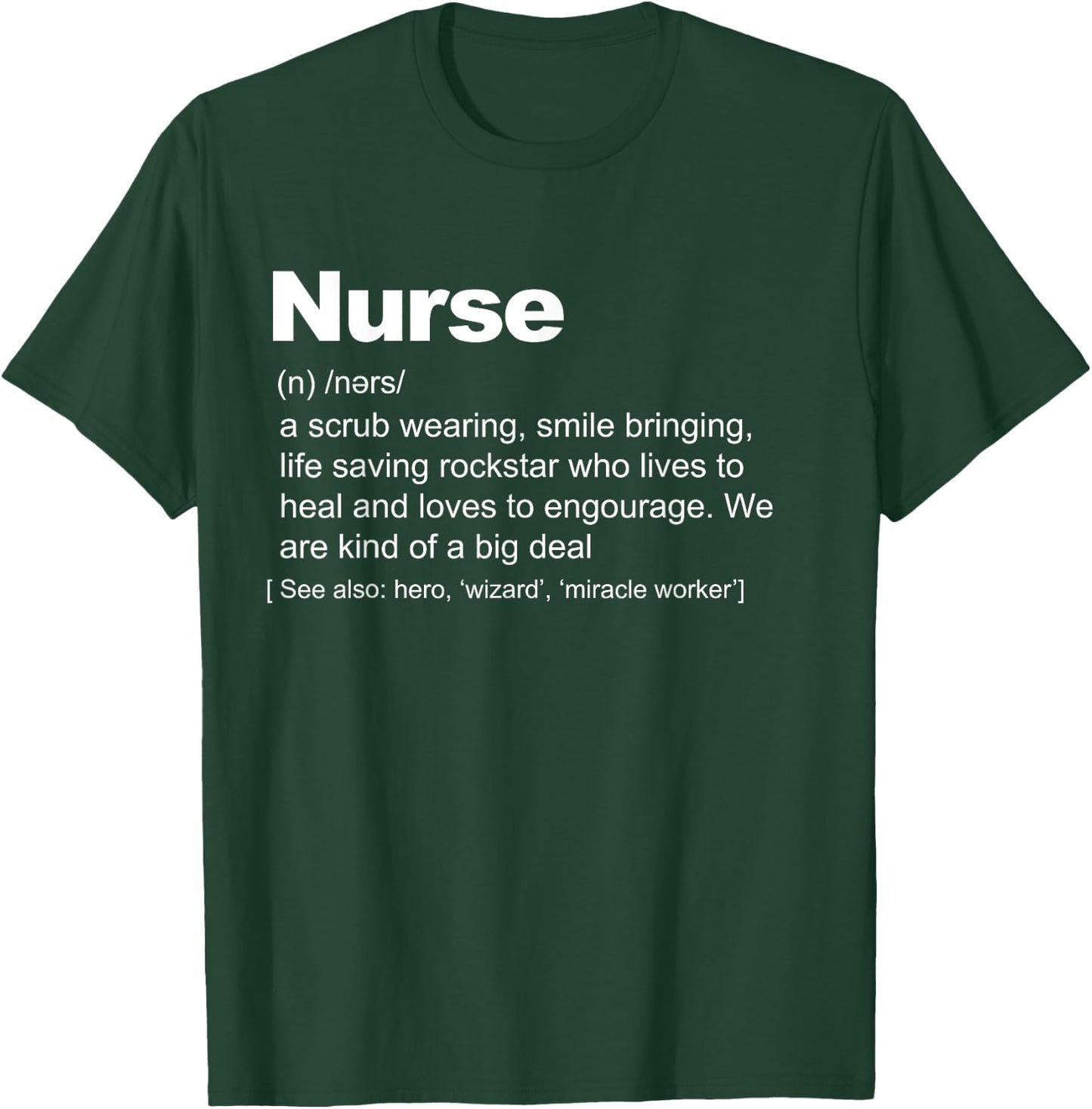 Nurse Definition funny Nurse Definition T-Shirt - T-Shirt | Forest