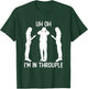 Polyamory Throuple Relationship Poly Pride Funny Polyamorous T-Shirt - T-Shirt | Forest