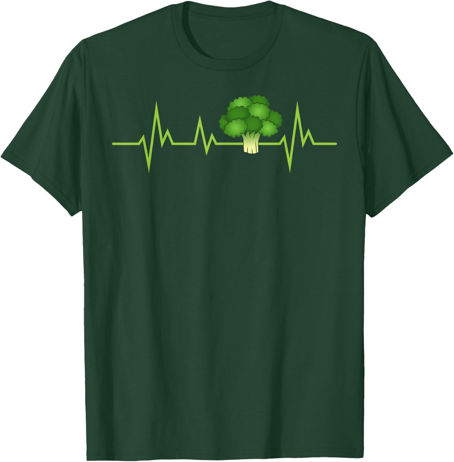 Cool Broccoli Women Vegetarian Vegan Vegetable Food T-Shirt - T-Shirt | Forest