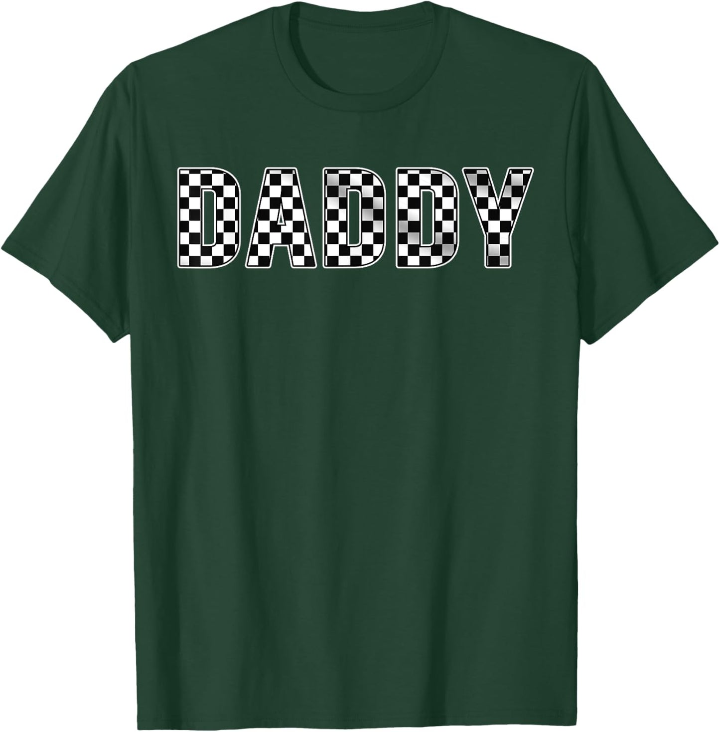Pit Crew Daddy Racing Car Family Matching Birthday Party T-Shirt - T-Shirt | Forest