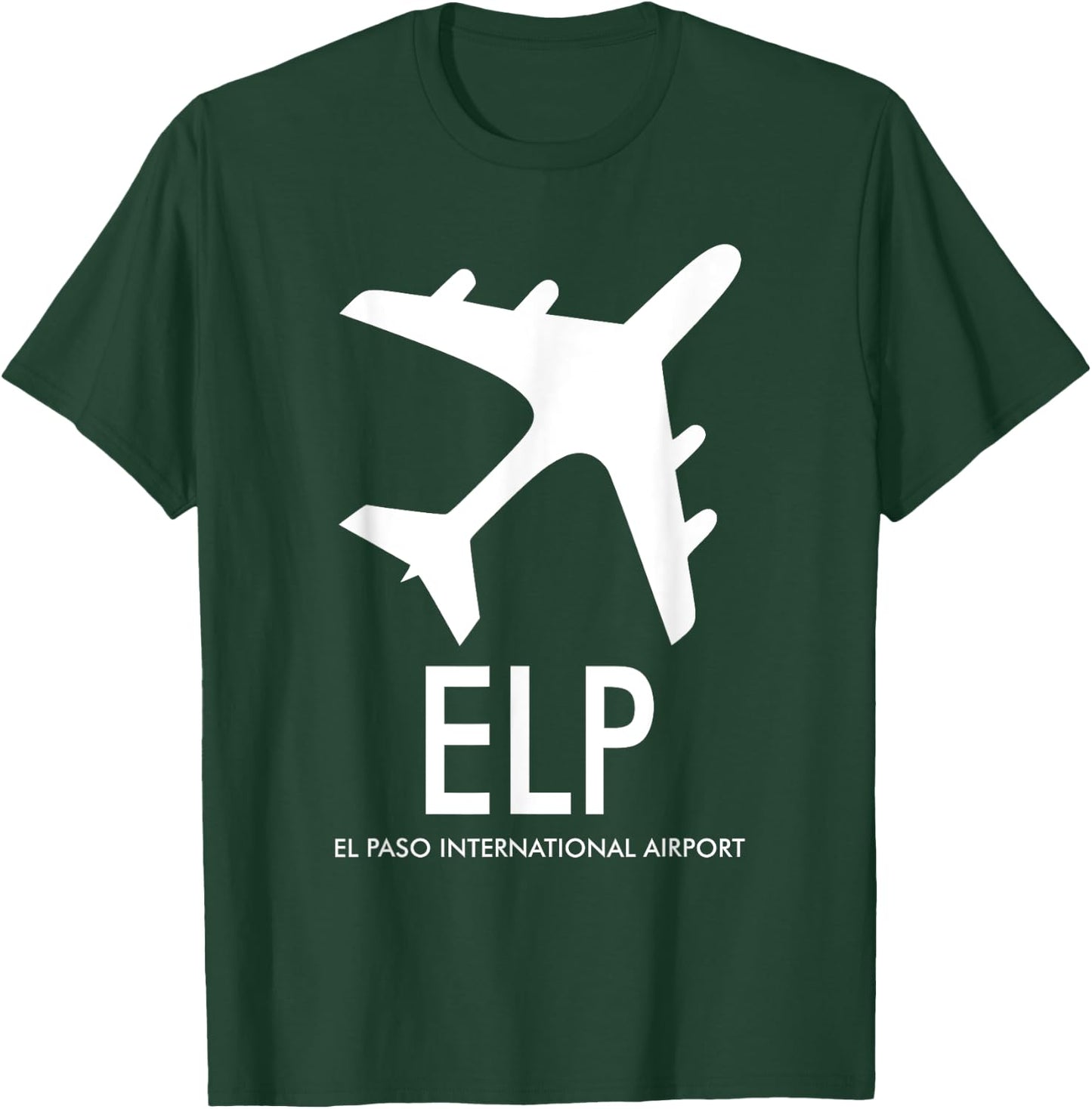 El Paso International Airport Code BAGGAGE TAG TEXAS USA T-Shirt - T-Shirt | Forest