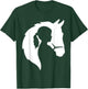 Horse Girl Equestrian Gifts Teenager Kids Horseback Rider T-Shirt - T-Shirt | Forest