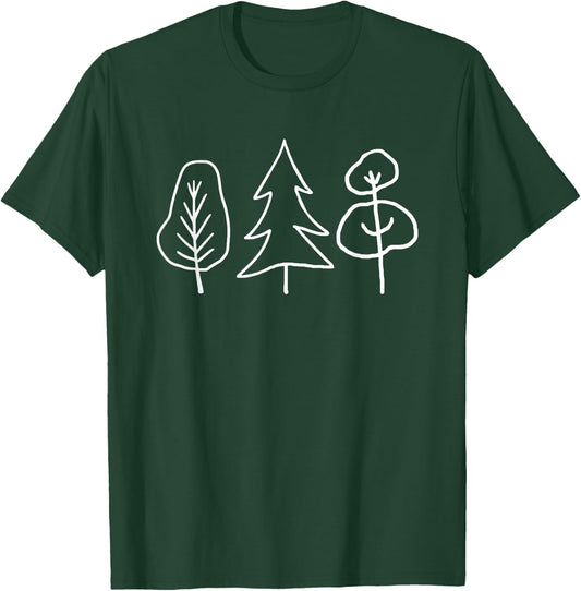 Eco Earth Day Shirts Women Kids Trees T-Shirt - T-Shirt | Forest