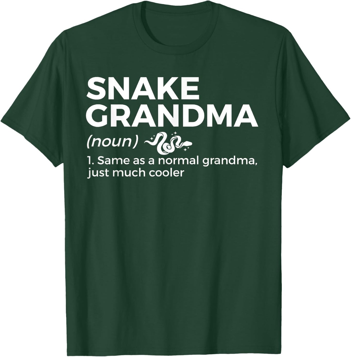 Snake Grandma Definition Funny Pet Reptile Lovers T-Shirt - T-Shirt | Forest