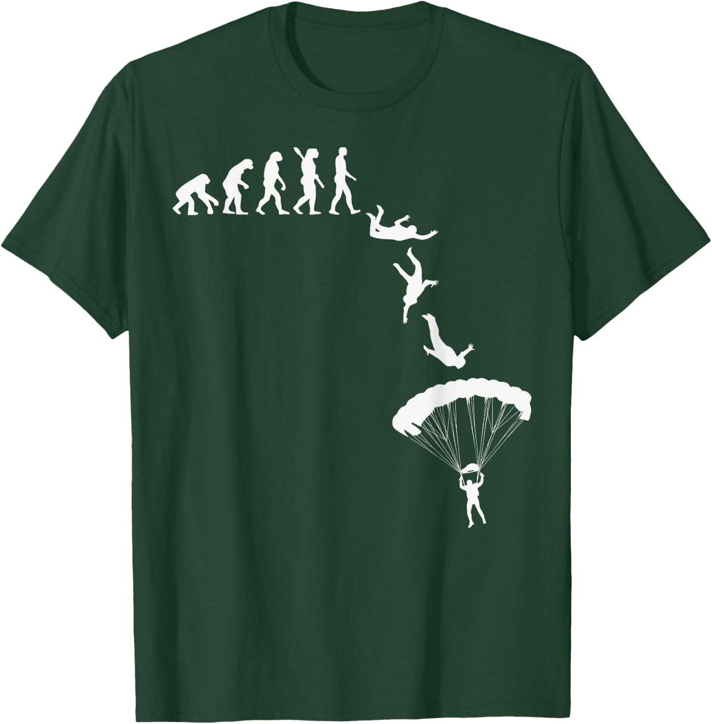 Cool Skydive Design Women Skydiver Skydiving Lovers T-Shirt - T-Shirt | Forest