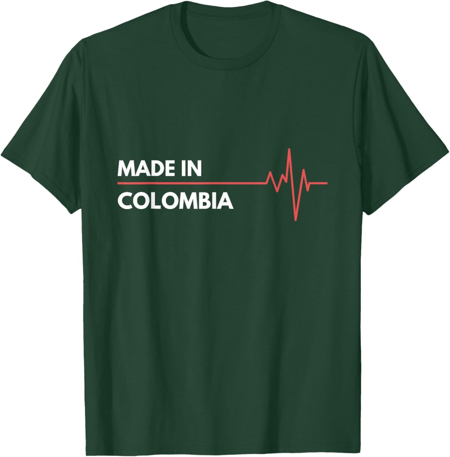 Made In Colombia Born In Country Of Birth T-Shirt - T-Shirt | Forest