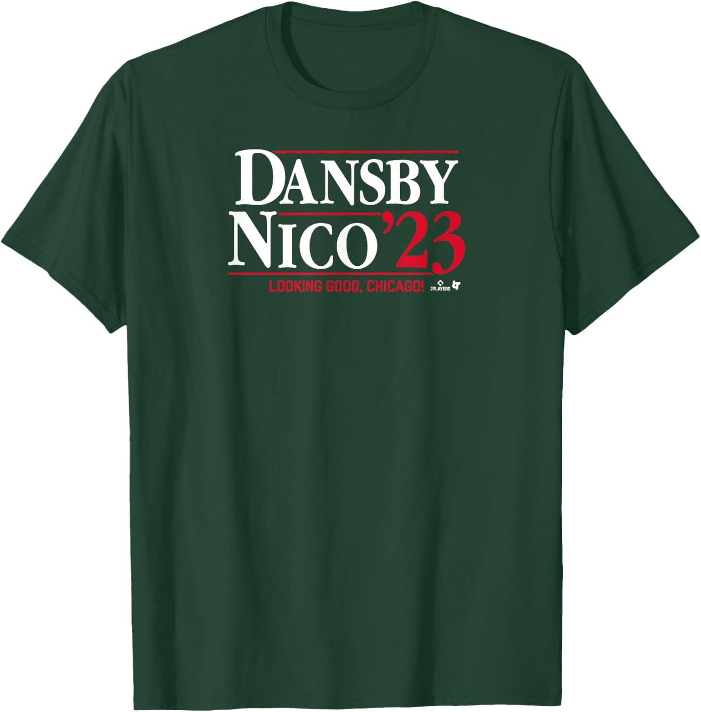 Dansby Swanson and Nico Hoerner - Chicago Baseball T-Shirt - T-Shirt | Forest