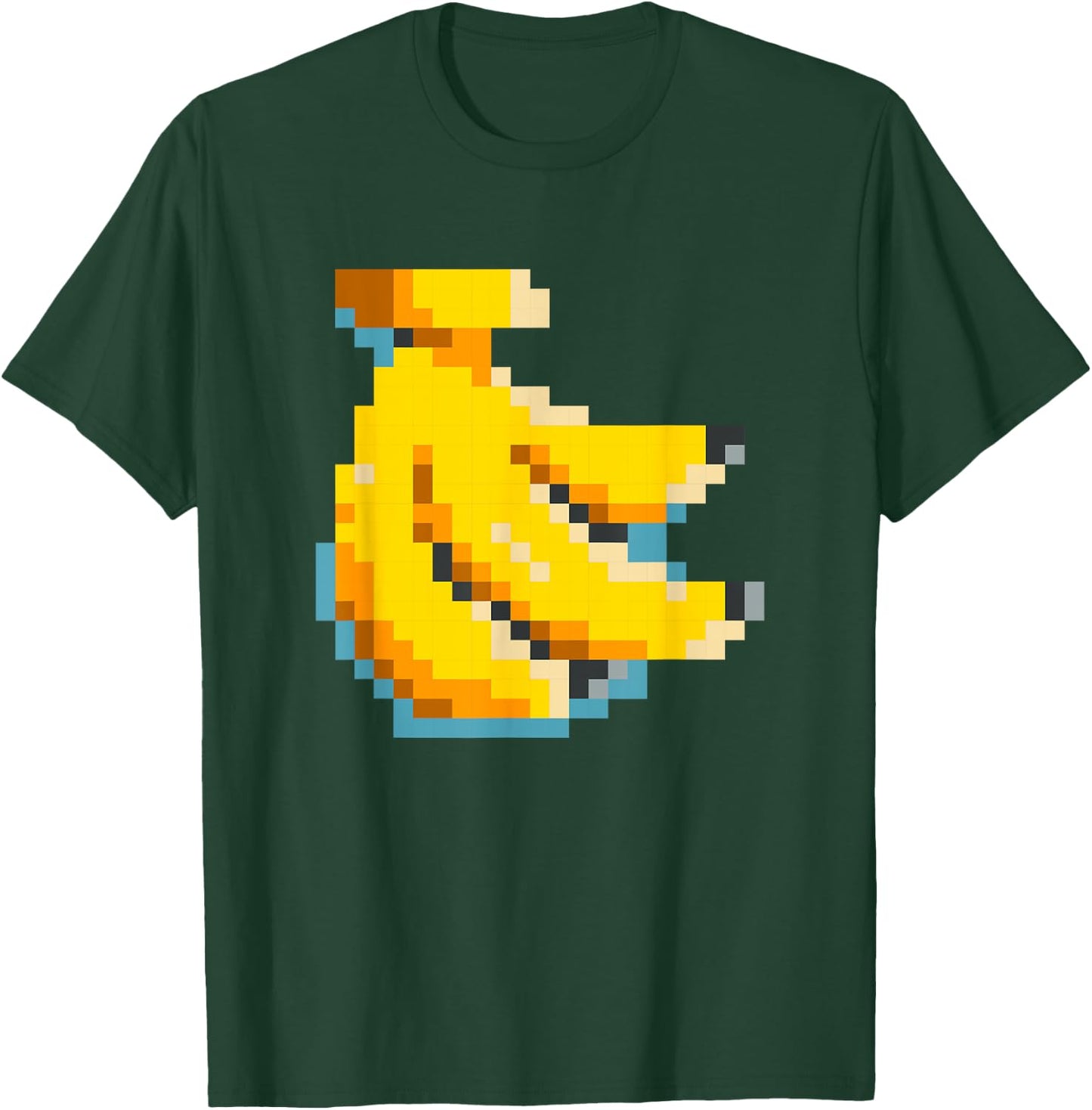 Pixel Banana 80s Video Game Halloween Costume Easy Group T-Shirt - T-Shirt | Forest