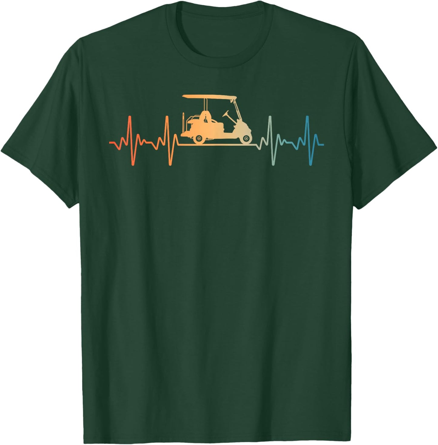 Cool Golf Cart Art Women Golfer Golf Lover & Players T-Shirt - T-Shirt | Forest