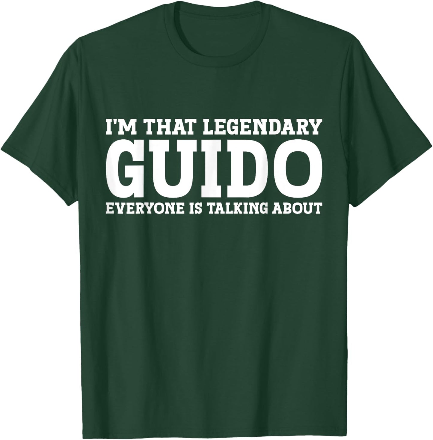 Guido Surname Funny Team Family Last Name Guido T-Shirt - T-Shirt | Forest