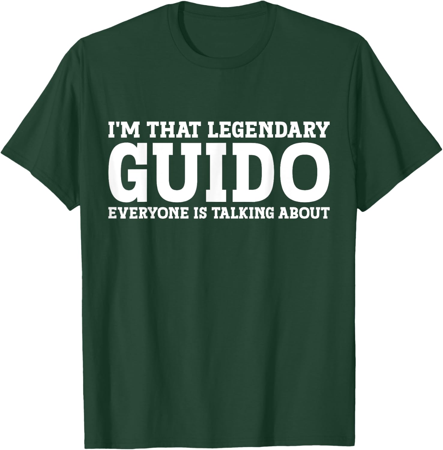 Guido Surname Funny Team Family Last Name Guido T-Shirt - T-Shirt | Forest