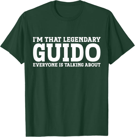 Guido Surname Funny Team Family Last Name Guido T-Shirt - T-Shirt | Forest