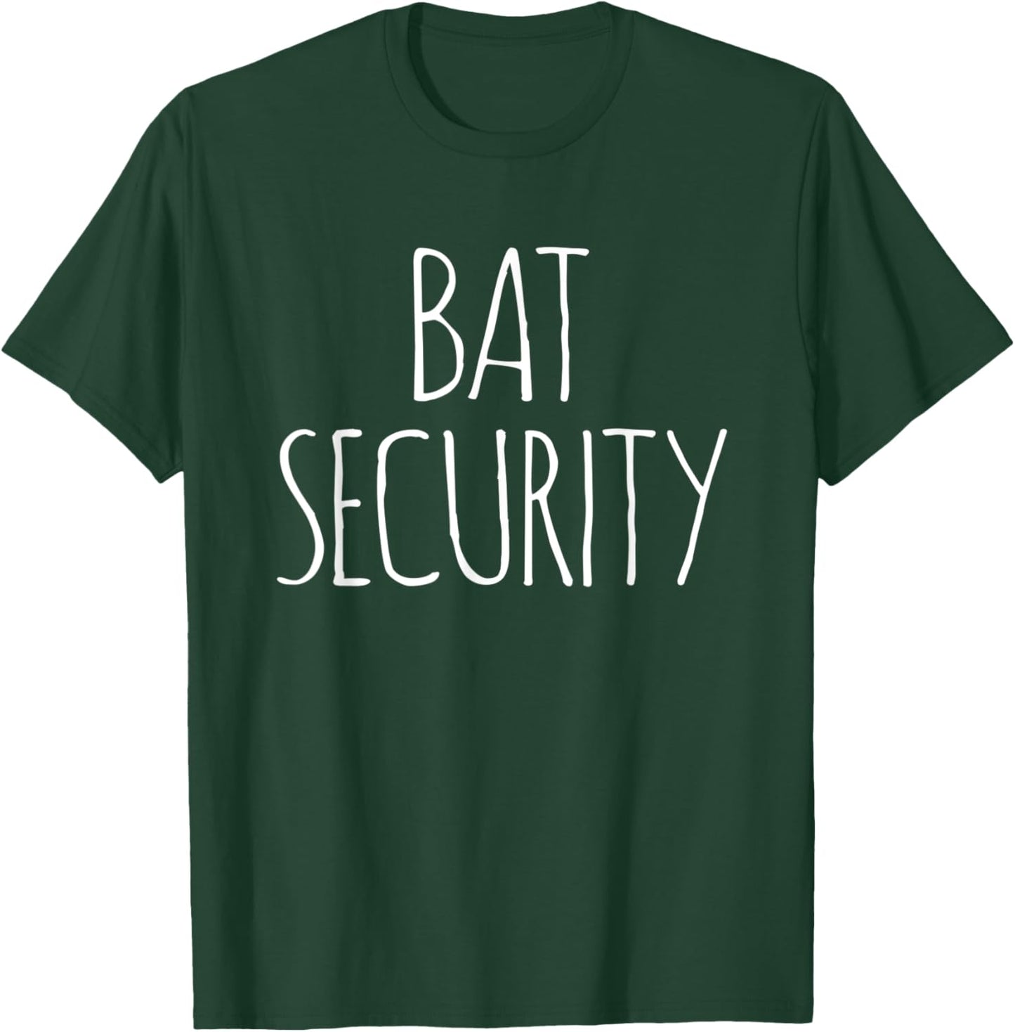 Halloween Costume Bat Security Decorations Ladies Mom T-Shirt - T-Shirt | Forest