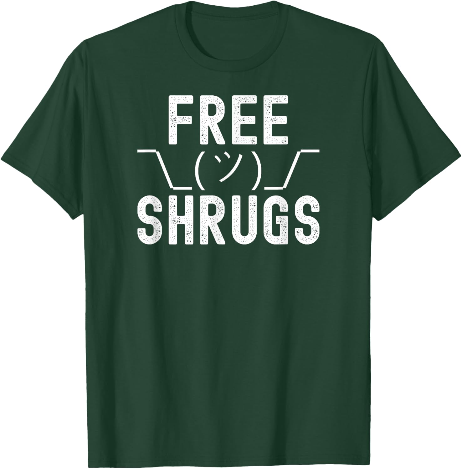 Free Shrugs - Funny Classic Parody T-Shirt - T-Shirt | Forest