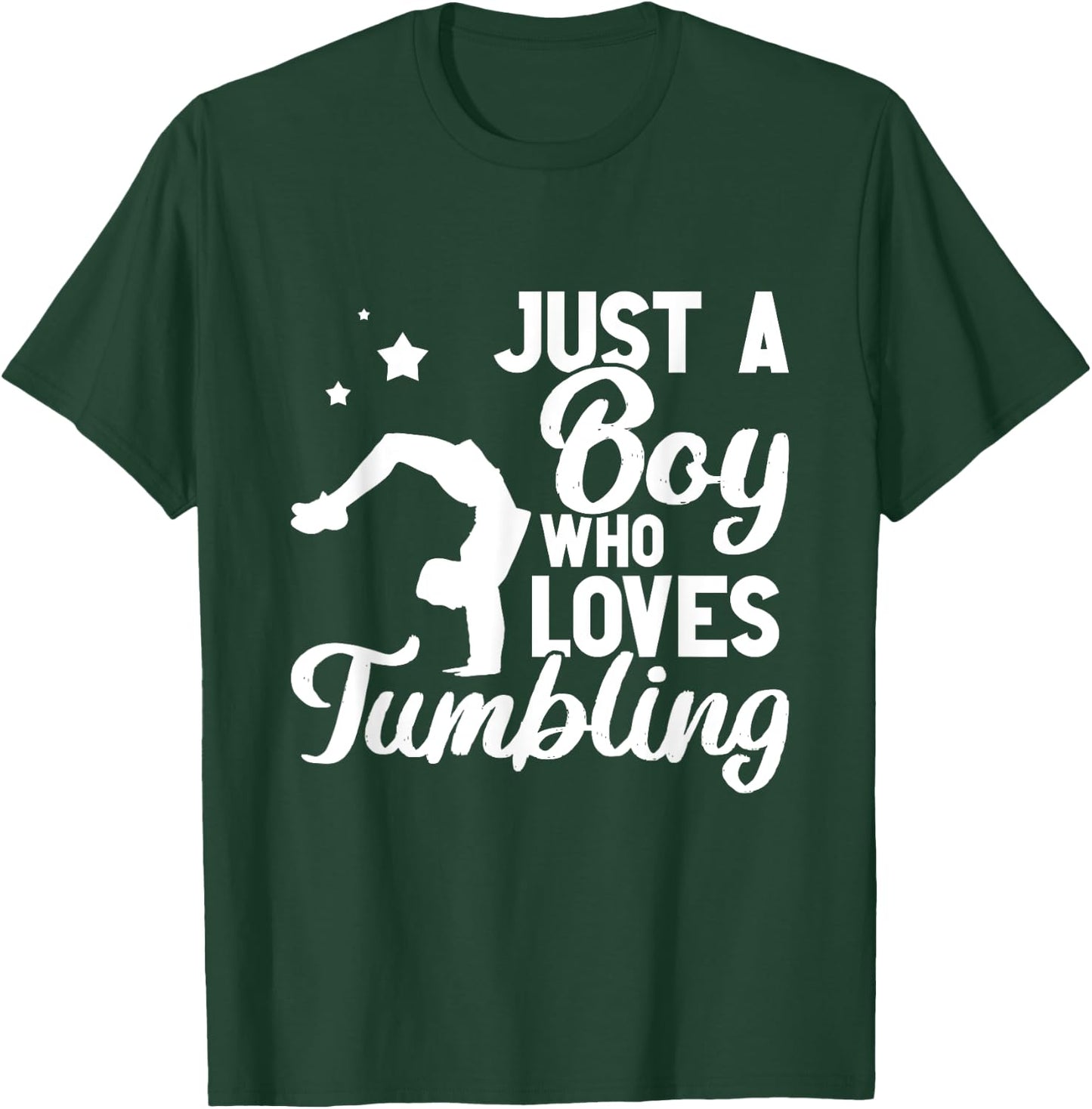 Tumbling Boy Gear Gymnast Gymnastics Funny Tumbler T-Shirt - T-Shirt | Forest