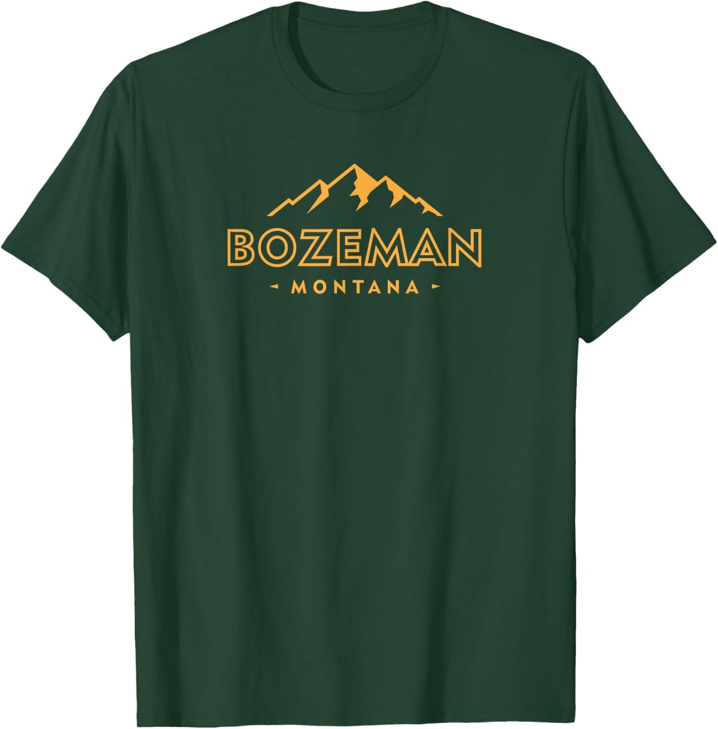Vintage Bozeman Montana Retro Mountain Souvenir T-Shirt - T-Shirt | Forest