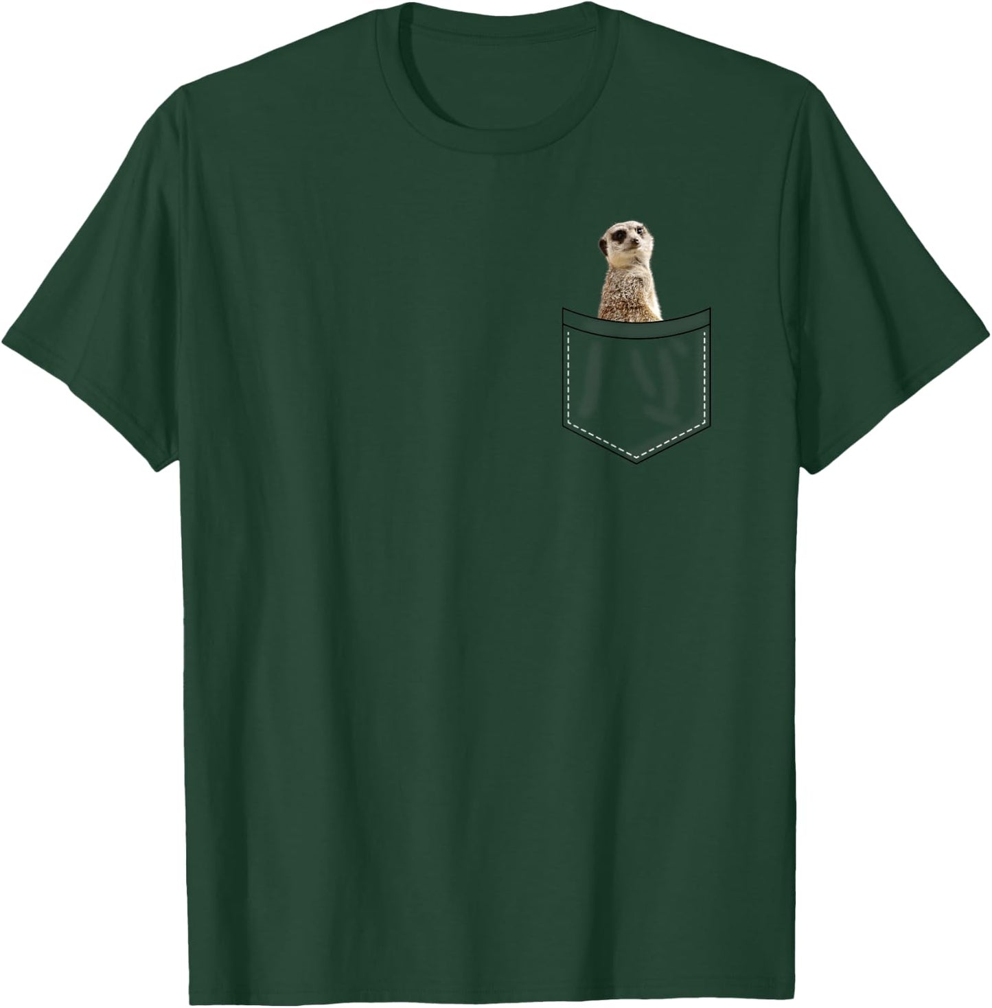Meerkat in Bag Funny Gift Meerkat T-Shirt - T-Shirt | Forest
