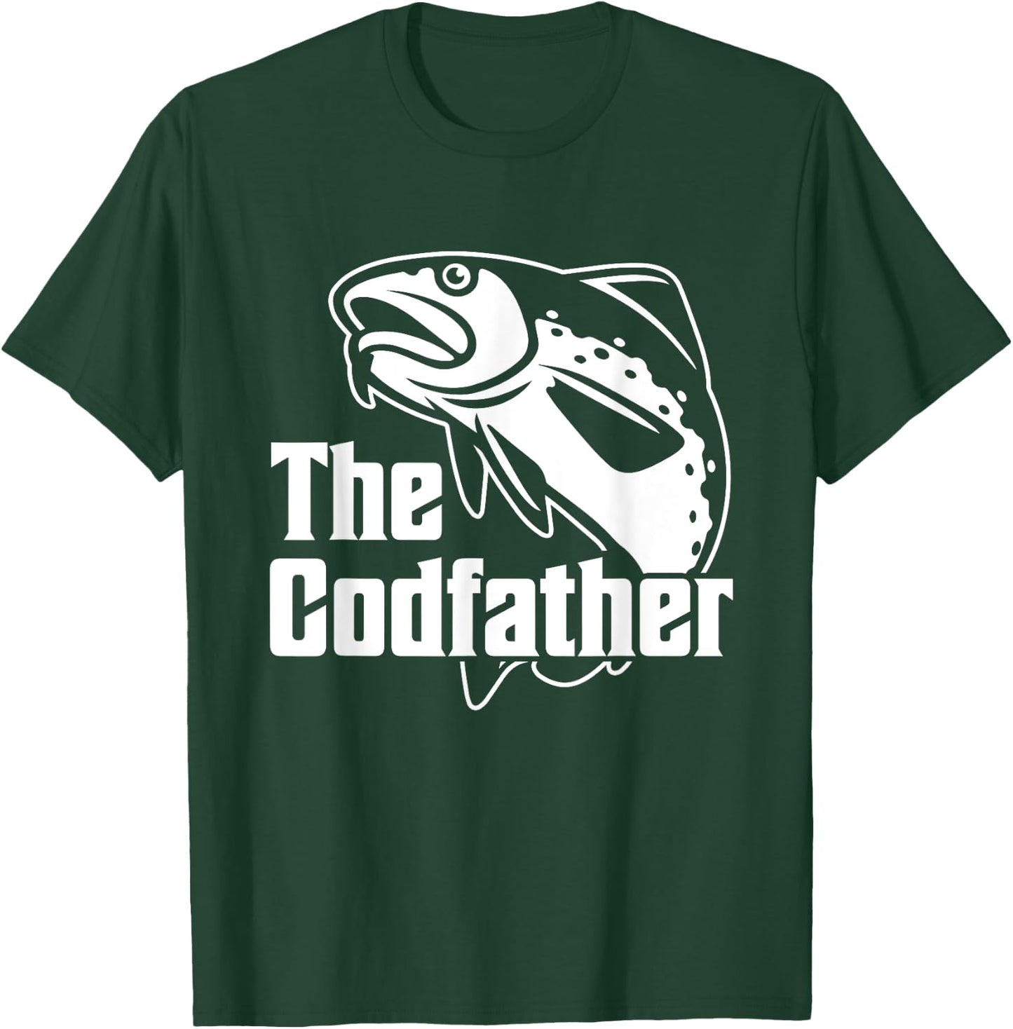 The Codfather Cod Fish Catcher Fishing Daddy Dad Father T-Shirt - T-Shirt | Forest