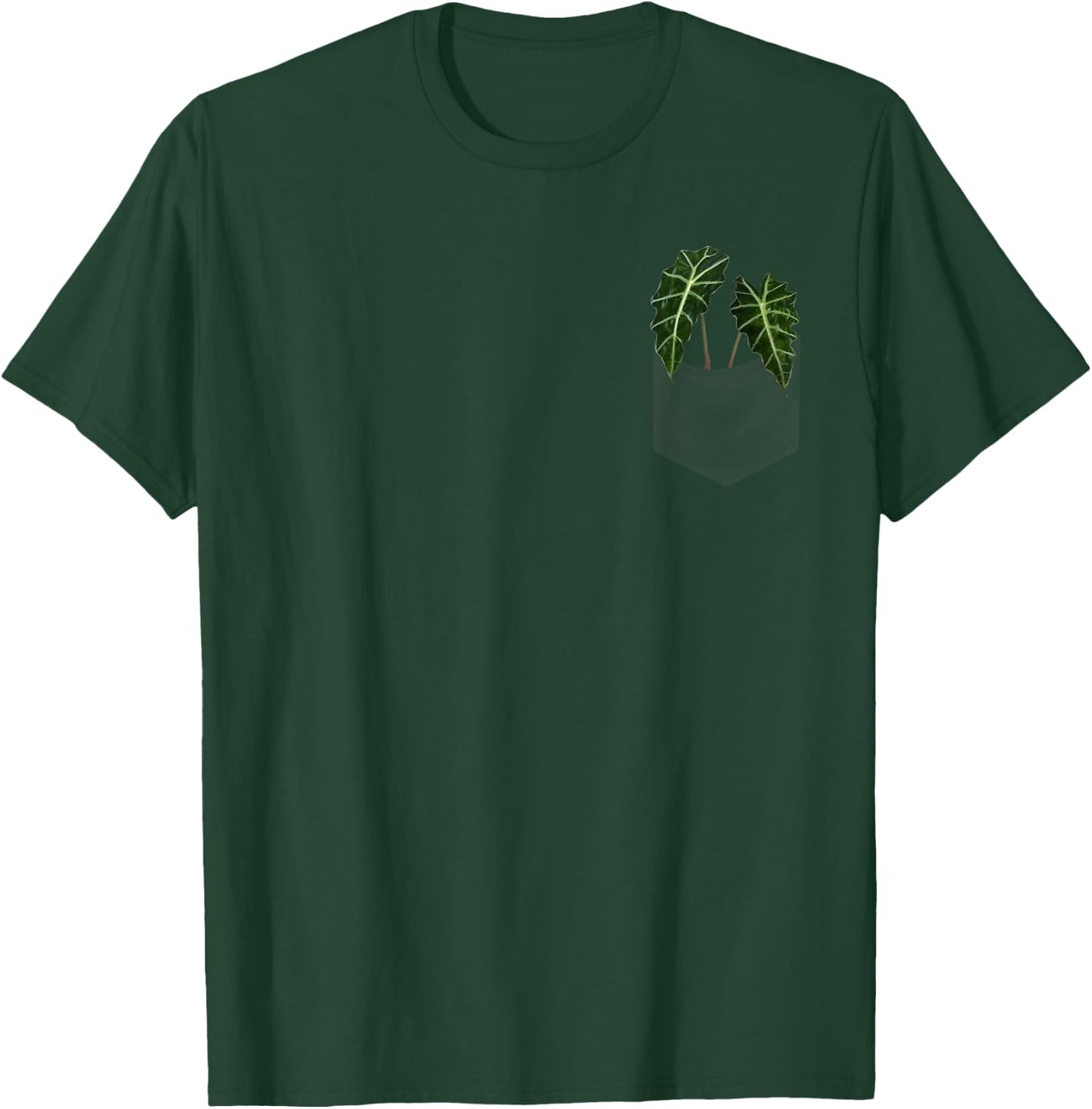 Elephant Ear Plants in pocket T-Shirt - T-Shirt | Forest