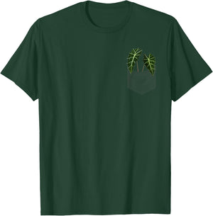 Elephant Ear Plants in pocket T-Shirt - T-Shirt | Forest