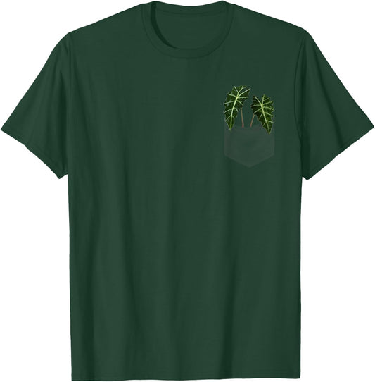 Elephant Ear Plants in pocket T-Shirt - T-Shirt | Forest