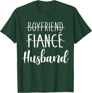 Boyfriend fiancé husband for wedding and honeymoon T-Shirt - T-Shirt | Forest