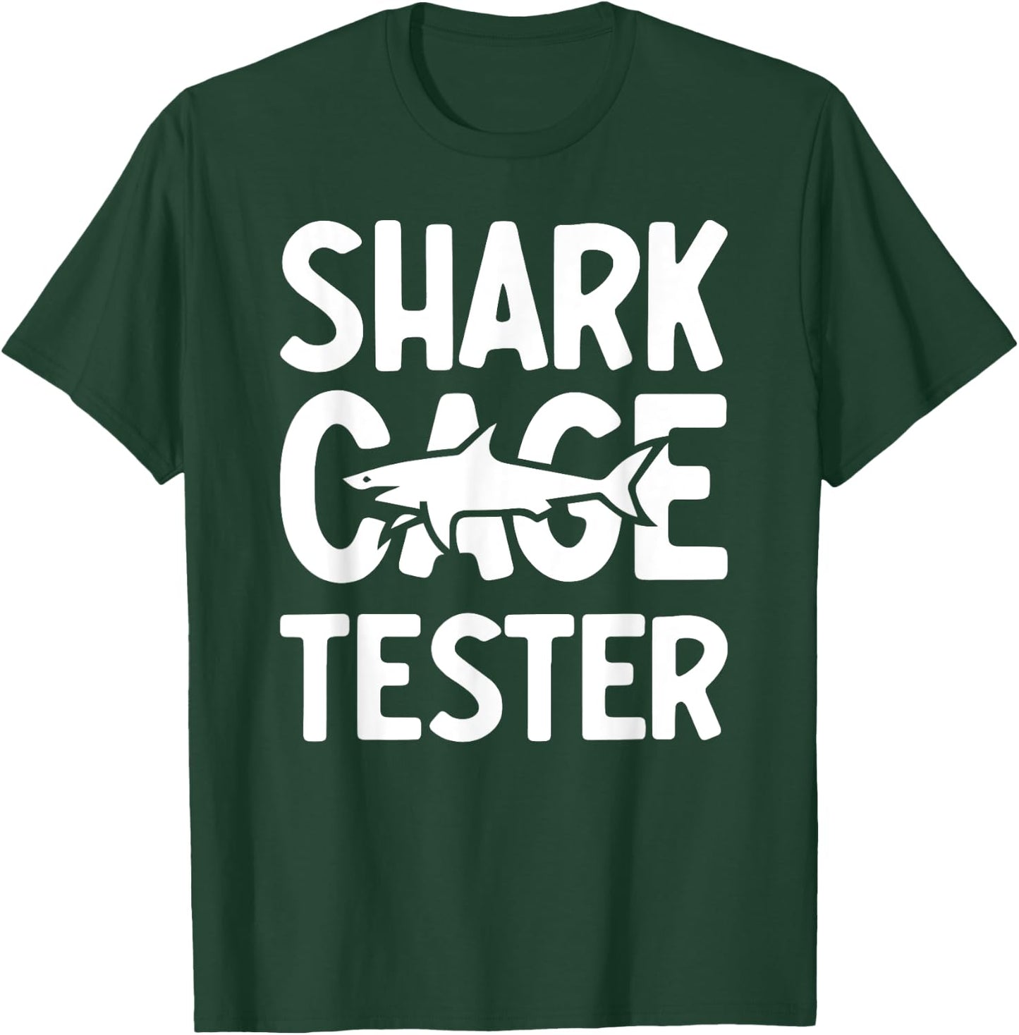 Shark Cage Tester Funny Amputee Amputation Surgery Recovery T-Shirt - T-Shirt | Forest