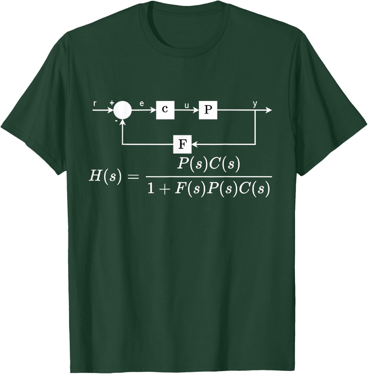 Control theory transfer function, engineering basics T-Shirt - T-Shirt | Forest