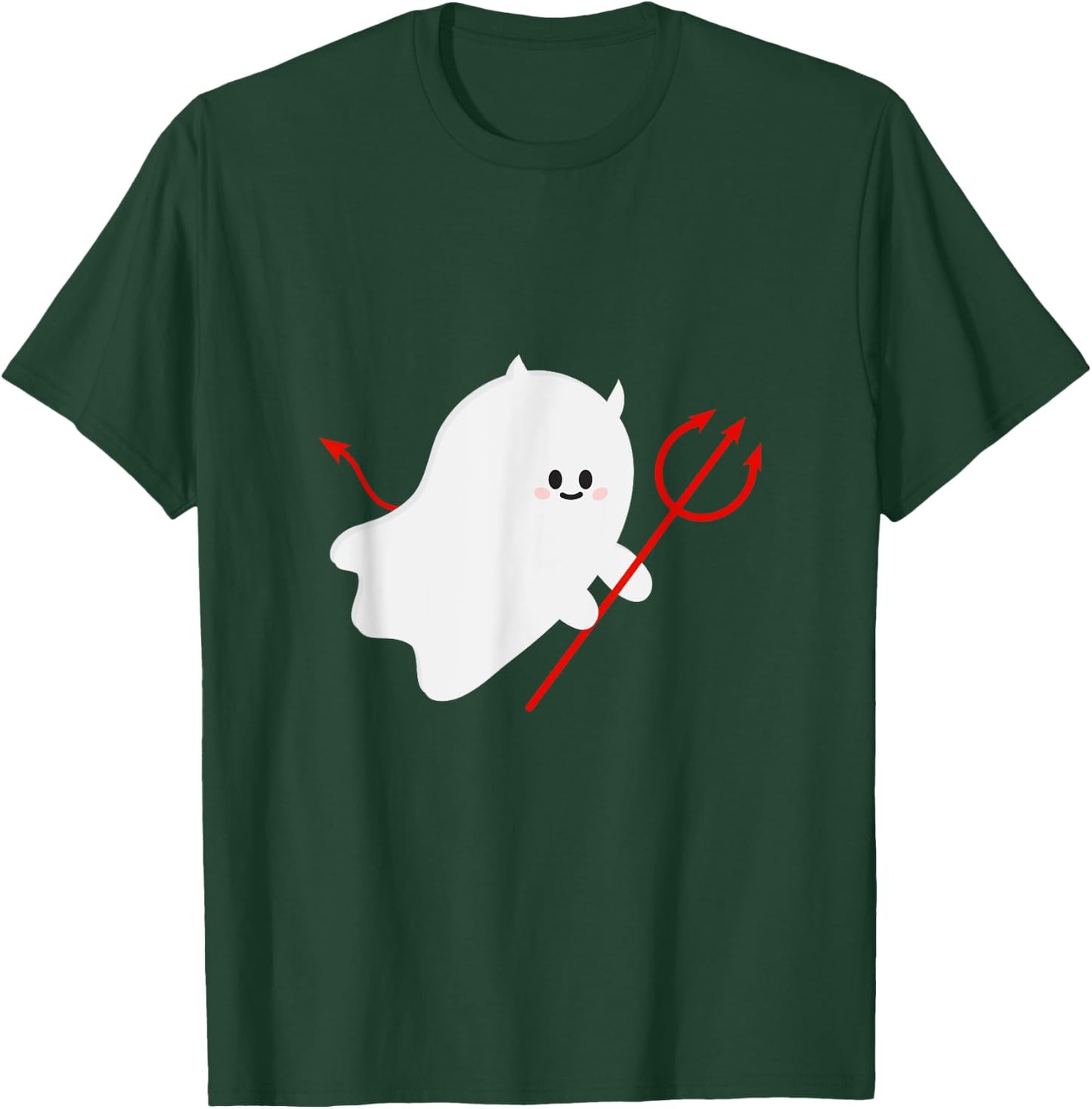 Cute Ghost Devil Halloween Costume T-Shirt - T-Shirt | Forest