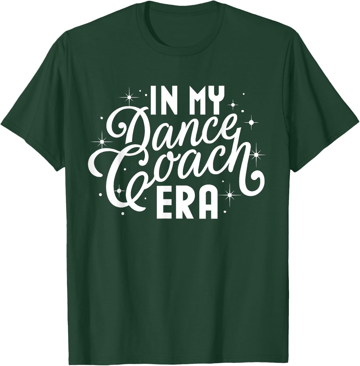 Retro In My Dance Coach Era Back To School sport coaching T-Shirt - T-Shirt | Forest