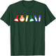 Rainbow Test Tube Beakers - Queer Scientist, Gay Scientist T-Shirt - T-Shirt | Forest