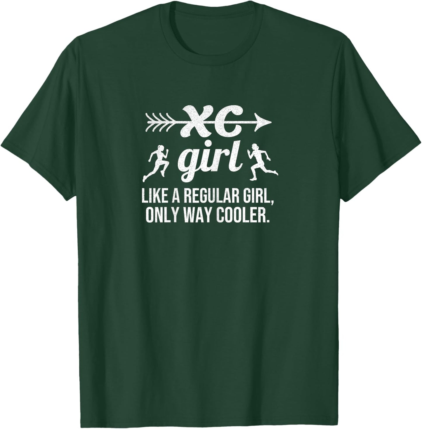 XC Girl Cross Country Runner XC Running XC Runner T-Shirt - T-Shirt | Forest