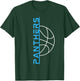 Panthers Basketball T-Shirt - T-Shirt | Forest