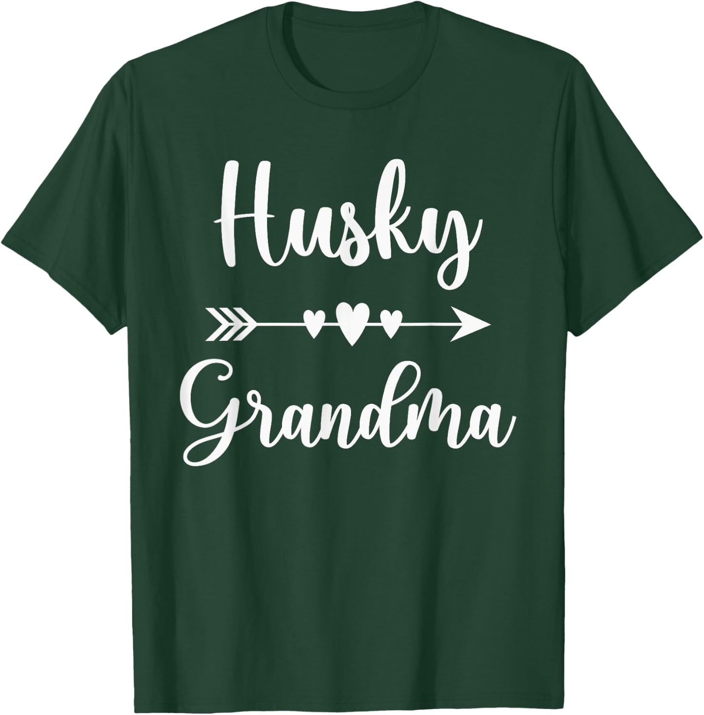Husky Grandma Husky Dog Lovers Gift Funny Mother's Day Women T-Shirt - T-Shirt | Forest