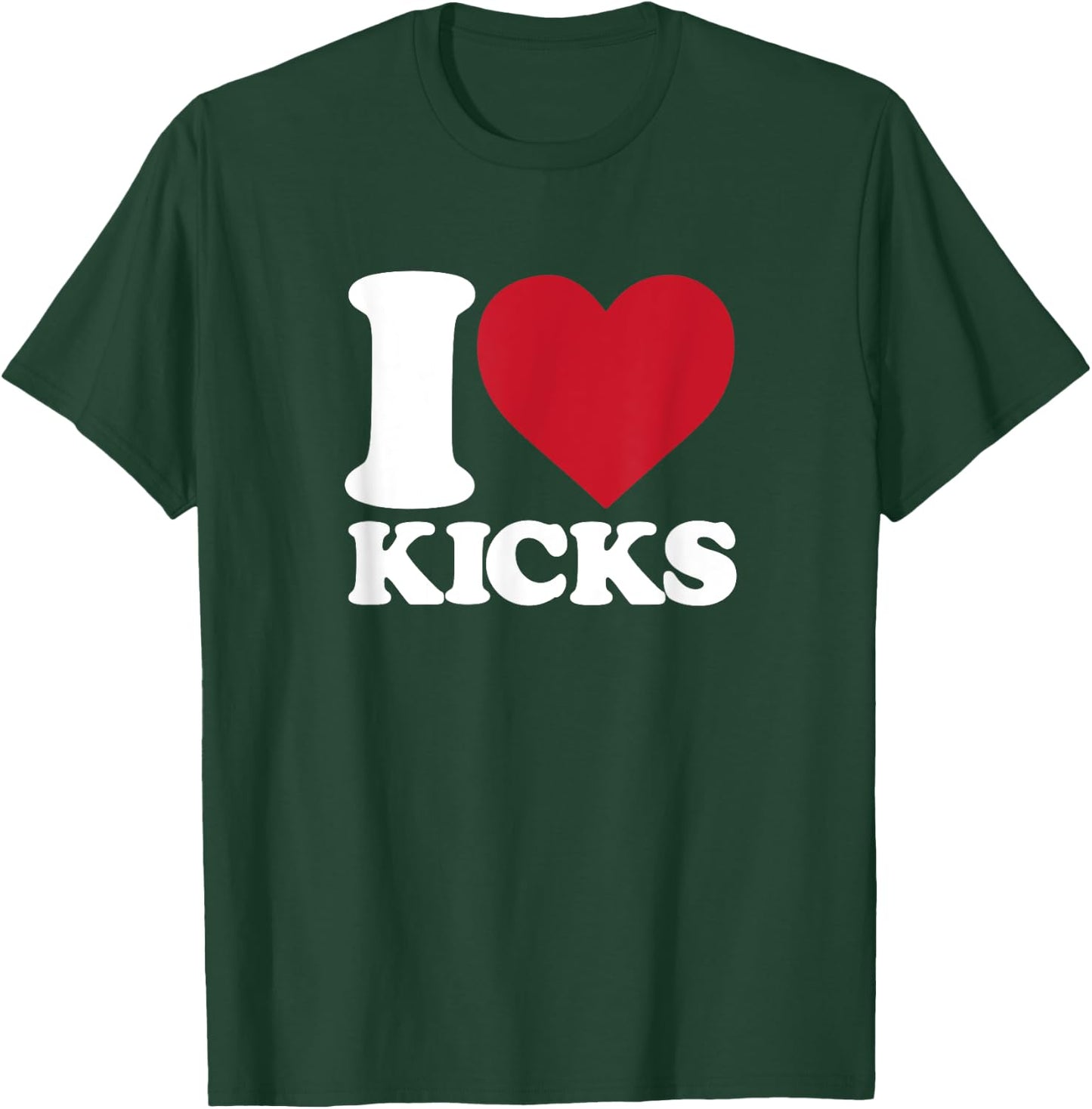 I Love Kicks - I Heart Kicks - Sneaker Collectors T-Shirt - T-Shirt | Forest