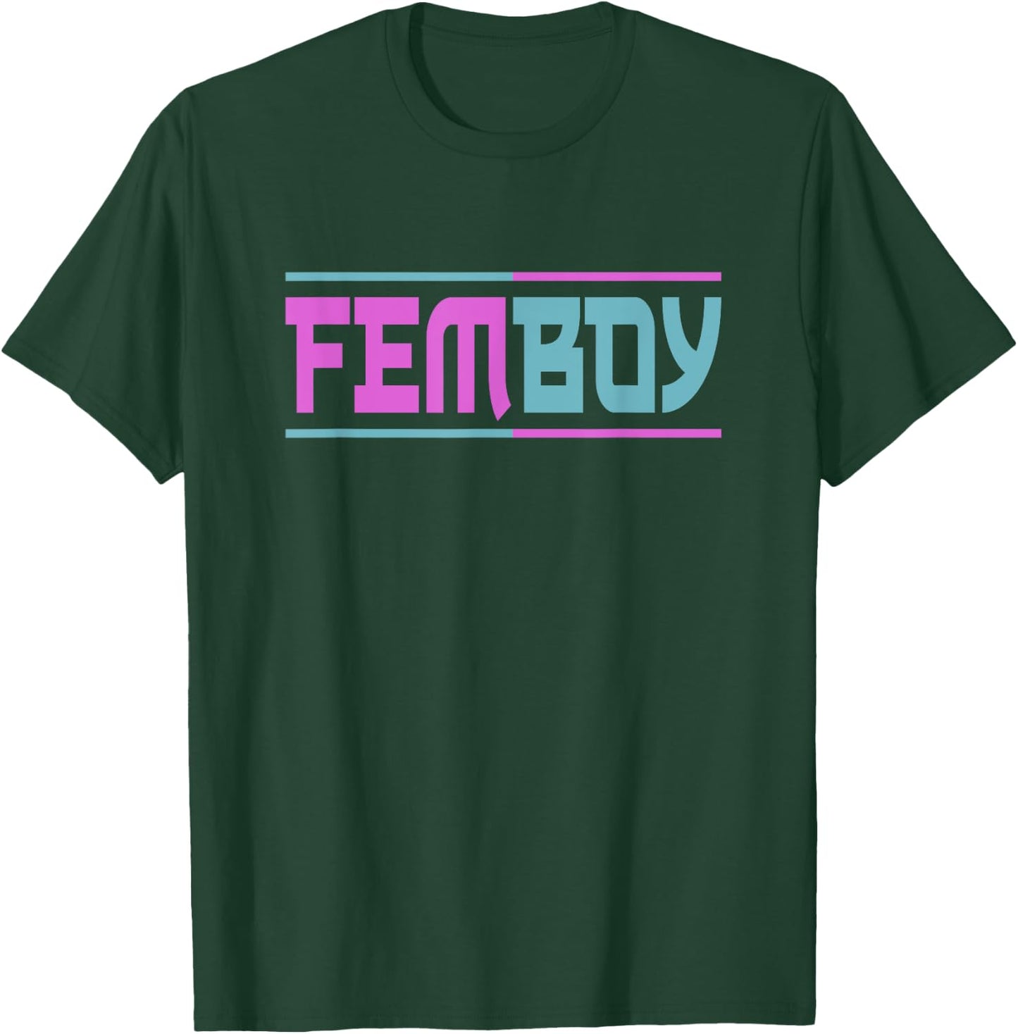 Femboy Anime Neko Femboy Anime Cute Femboy T-Shirt - T-Shirt | Forest
