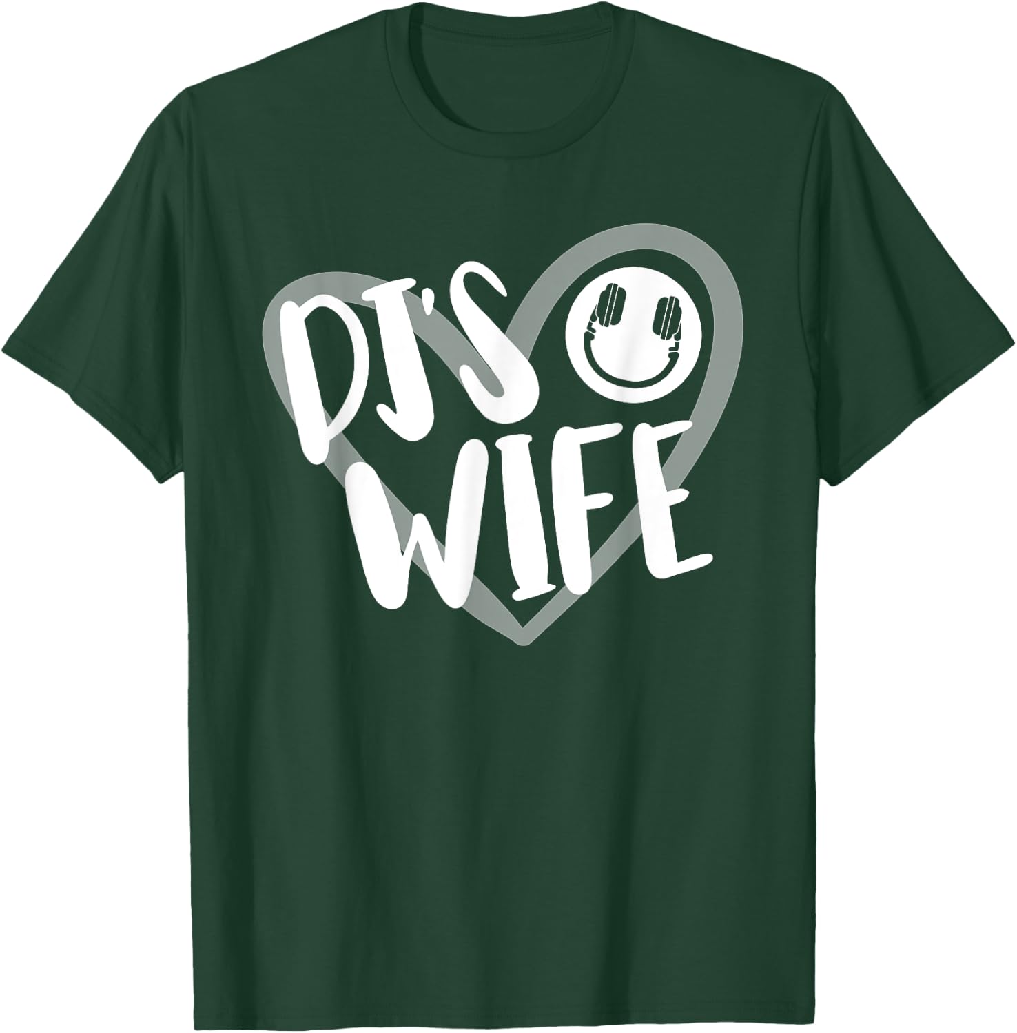 DJ's Wife Disc Jockey T-Shirt - T-Shirt | Forest