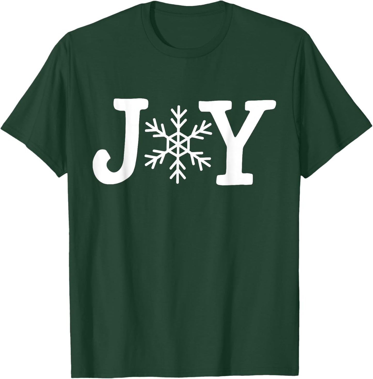 Joy Merry Christmas Family Matching Gifts Women Kids T-Shirt - T-Shirt | Forest