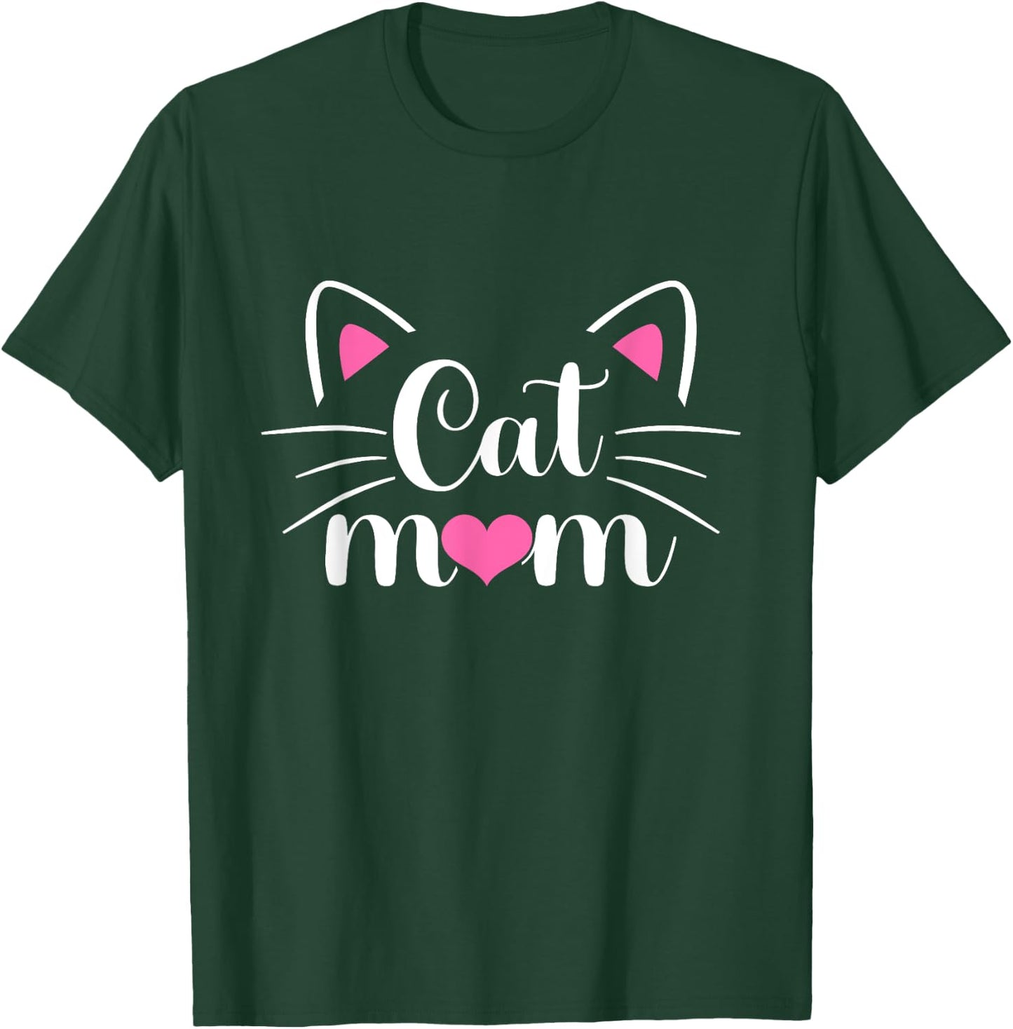 Cat Mom Happy Mother's Day Funny Kitten Cat Lovers Mom Women T-Shirt - T-Shirt | Forest