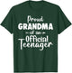 Proud Grandma Of Official Teenager 13th Birthday 13 Yrs Old T-Shirt - T-Shirt | Forest