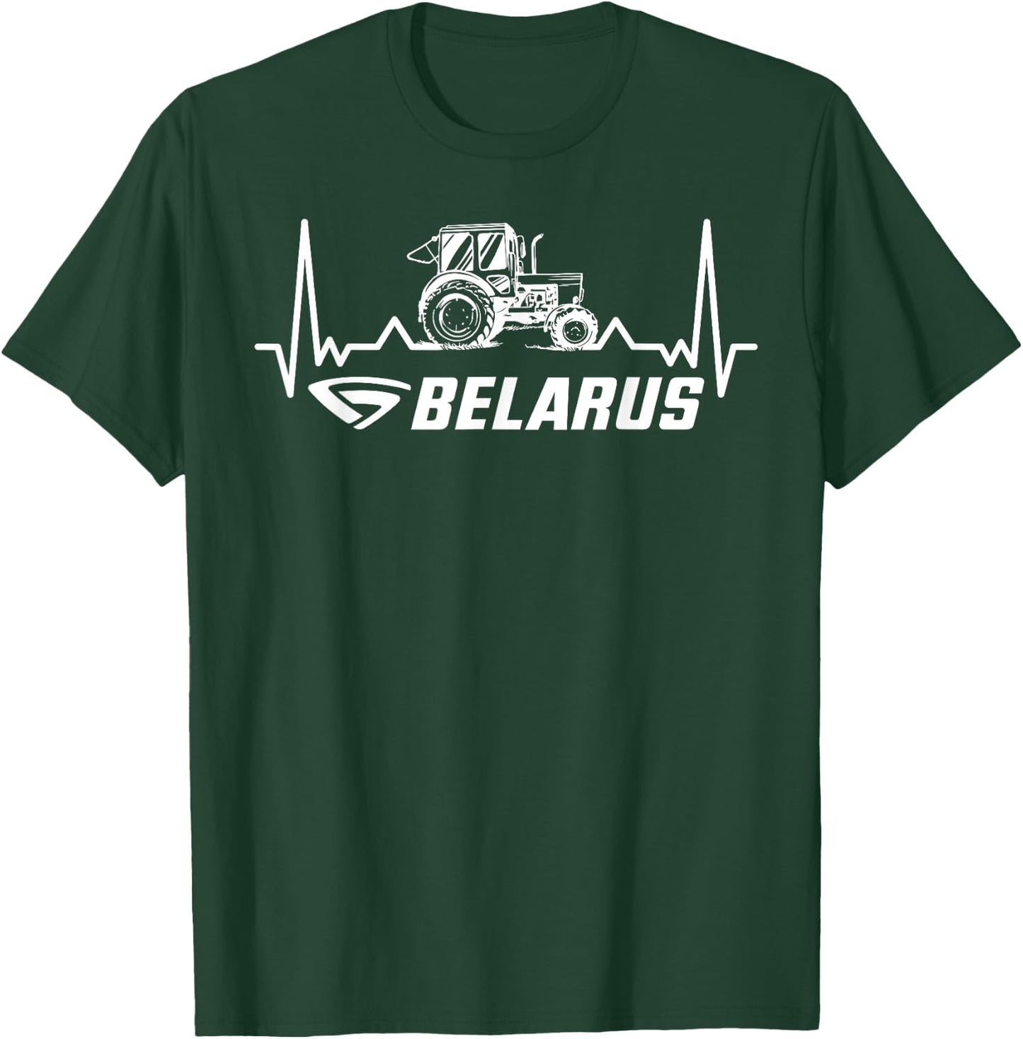 Belarus Bauer Tractor Farmer's Tractor T-Shirt - T-Shirt | Forest