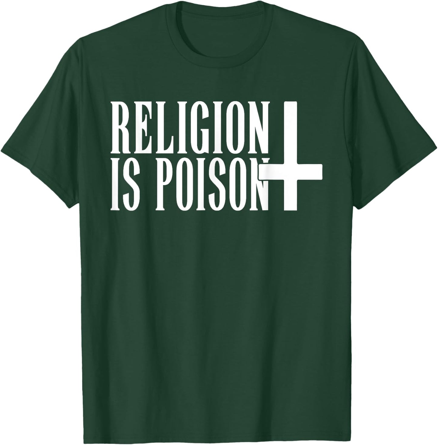 Funny Antichrist Satanism Satanic Occult Satan Atheist Satan T-Shirt - T-Shirt | Forest
