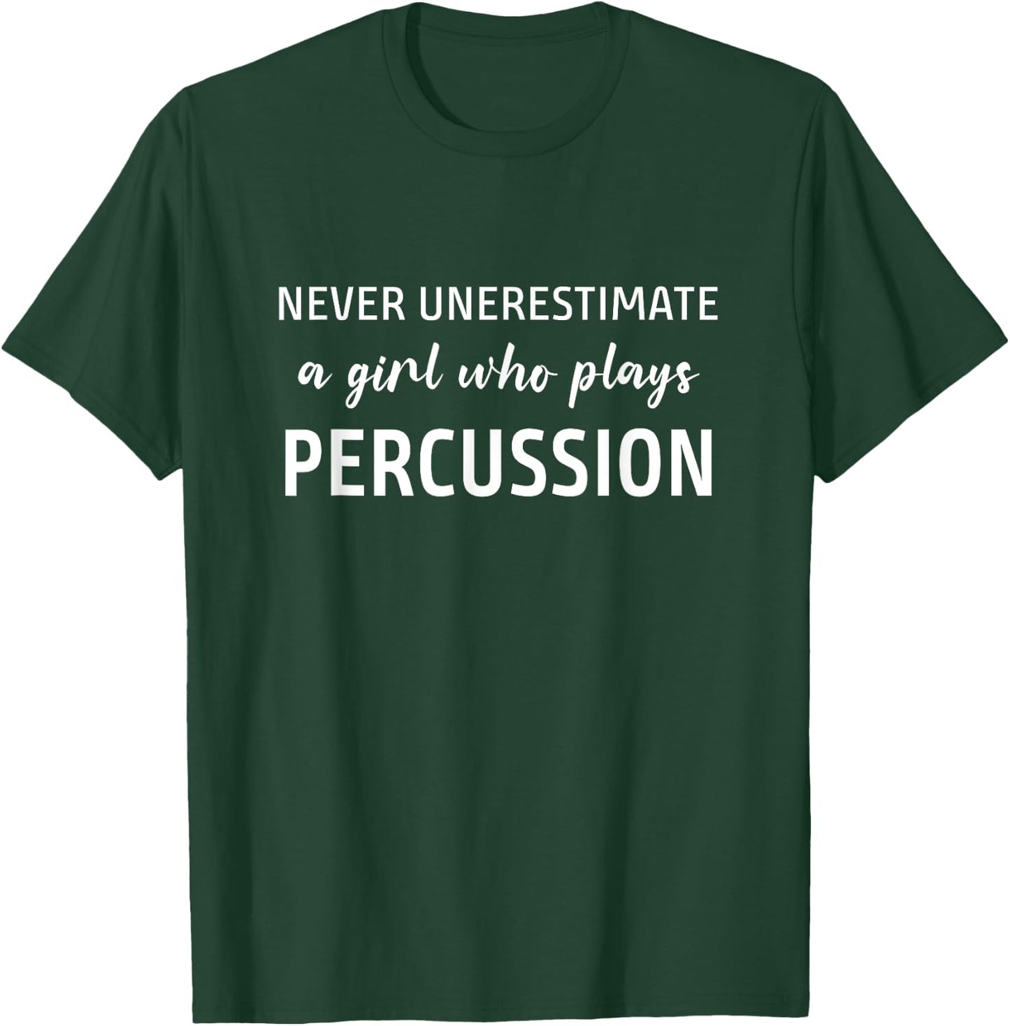 Percussion - Drummer Girl T-Shirt - T-Shirt | Forest