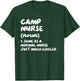 Camp Nurse Definition Funny Nursing T-Shirt - T-Shirt | Forest