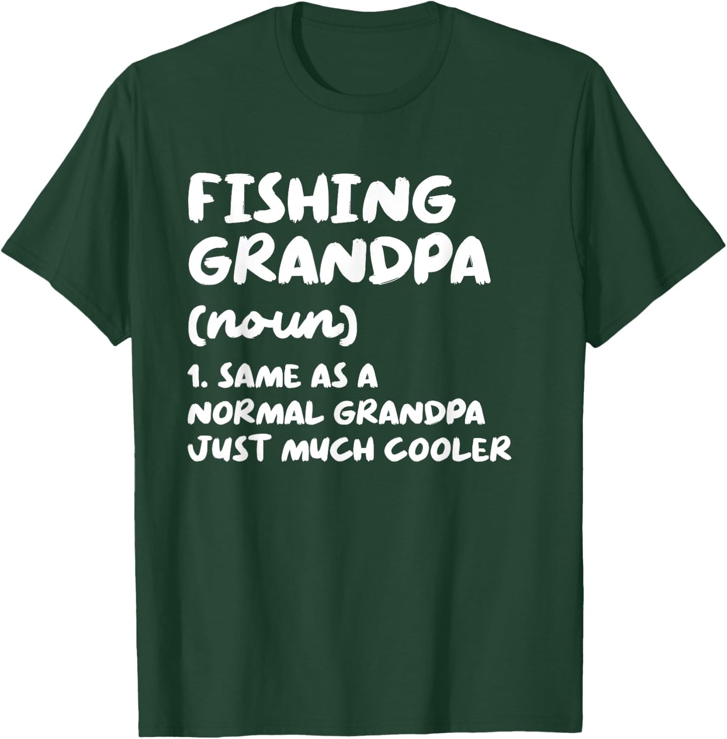 Fishing Grandpa Definition Funny Sports T-Shirt - T-Shirt | Forest
